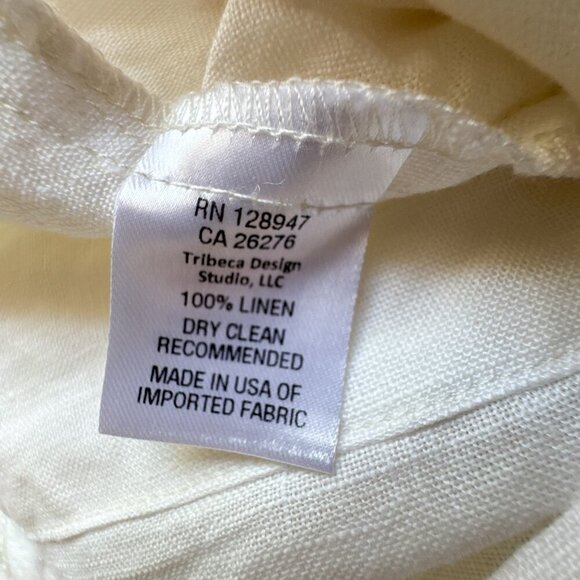 Nili Lotan Mora Natural Paper Bag Linen Shorts Size XS - Picture 4 of 9